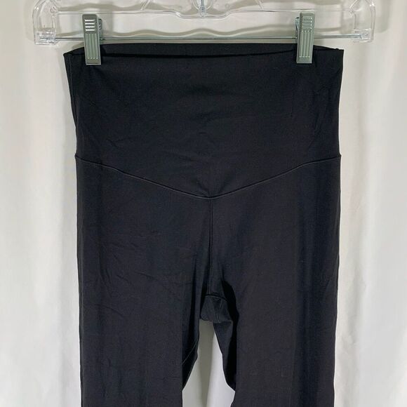 Aerie Leggings Women's Medium Solid Black Pull On Stretchy High Rise - Picture 2 of 7